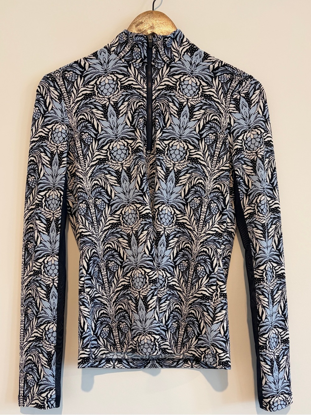 NWT Tommy Bahama Everyday Active Pineapple Half Zip Top Jacket XS